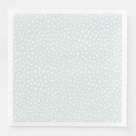 Seafoam Oneven Dots Graphic Design Pappersservett