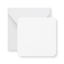 Seafoam Rattan Flat Note Card