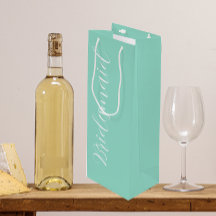 Seafoam Stylized Script Bröllop Bridesmaid