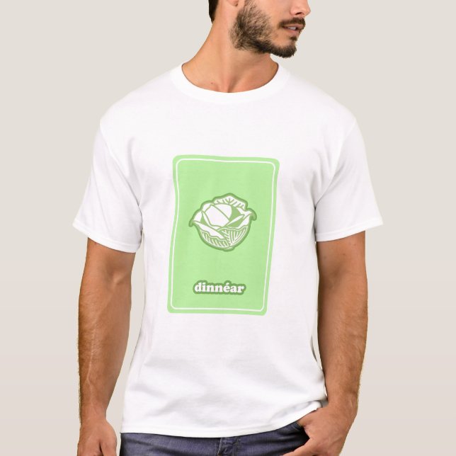 Seafóid #2: Kål-Middag Tee Shirt (Framsida)