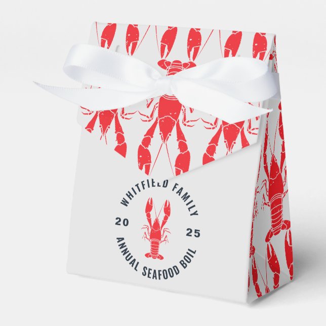 Seafood Boil Family Summer Lobster Backyard Party Presentaskar (Framsidan Sidan)