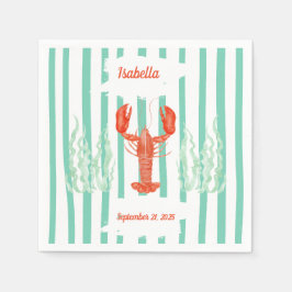 Seafood Boil Party - Anpassningsbar Lobster Brunch Pappersservett