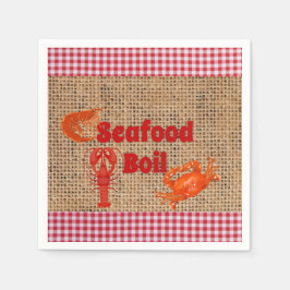 Seafood Boil Party Pappersservett