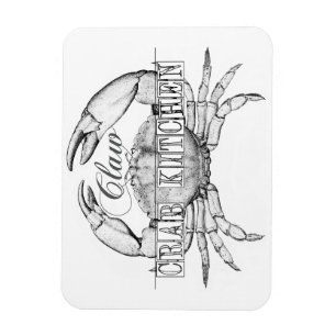 Seafood Crab Älskare magnet
