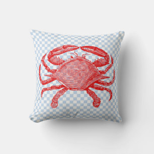 Seafood Crab Picnic Kudde