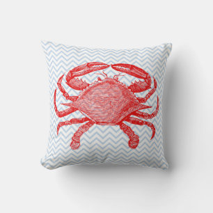 Seafood Crab Picnic Kudde