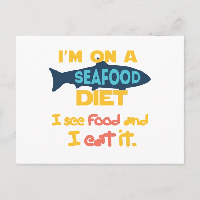 Seafood Diet Vykort (Framsida)