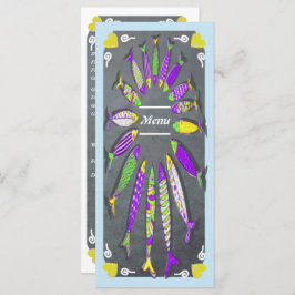 Seafood & Fish Restaurant Menu Meny