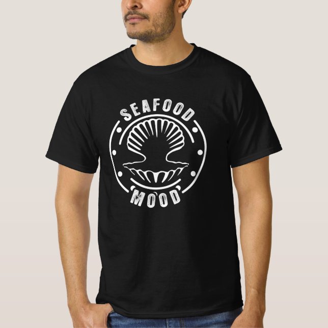 Seafood Mood T Shirt (Framsida)