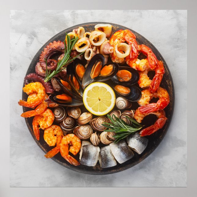Seafood Platter Poster (Framsidan)