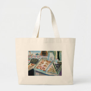 Seafood Sale Bag (Pike Ställe Market Seattle) Jumbo Tygkasse