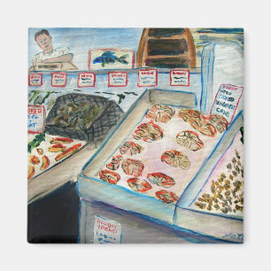 Seafood Sale Magnet (Pike Ställe Seattle)