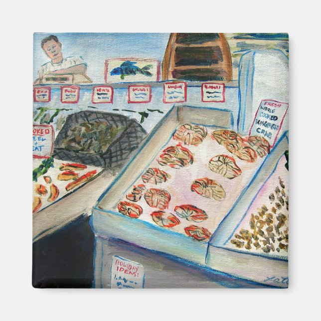 Seafood Sale Magnet (Pike Ställe Seattle) (Framsidan)