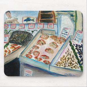 Seafood Sale Mousepad (Pike Ställe Seattle) Musmatta