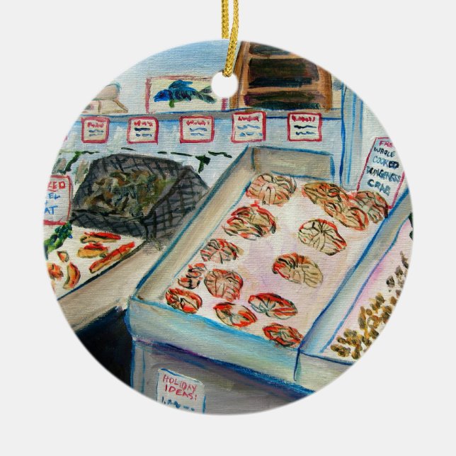Seafood Sale Ornament (Pike Ställe - Seattle, WA) (Framsidan)