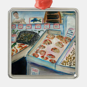 Seafood Sale Ornament (Pike Ställe - Seattle, WA)