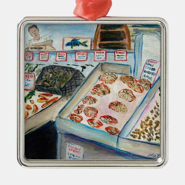 Seafood Sale Ornament (Pike Ställe - Seattle, WA) (Framsidan)