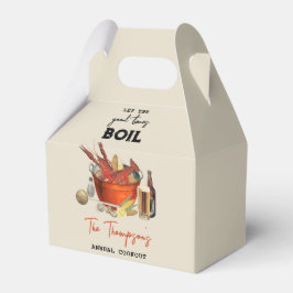 Seafood Sommar Årlig Kräftor Boil Party Presentaskar