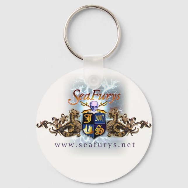 SeaFurys Shield-nyckelkedja (vit) Nyckelring (Framsida)