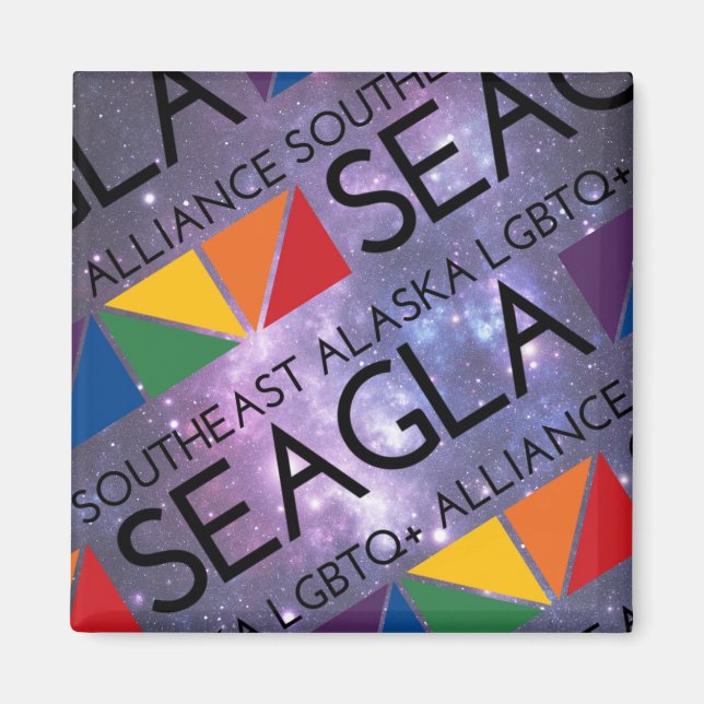 SEAGLA Space Logotyp Magnet (Framsidan)