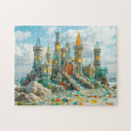 Seaglass Castle Coastal Ocean Crystal Palace Pussel
