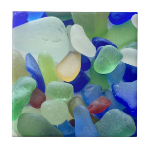 Seaglass-dekorativ panel kakelplatta