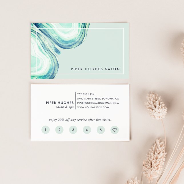 Seaglass Geode | Förmåner Lojalitetskort (Skapare uppladdad)