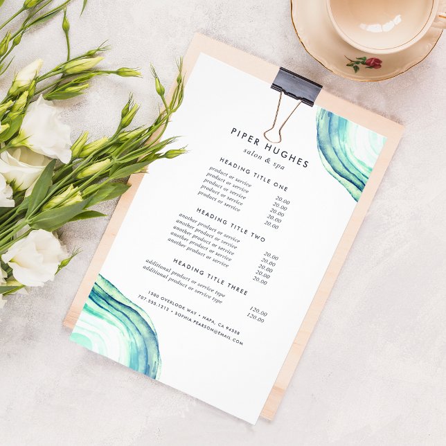 Seaglass Geode | Priser och tjänster Flygblad (Skapare uppladdad)