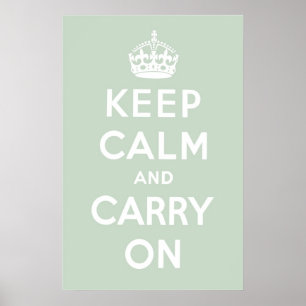 Seaglass-Grönt Poster