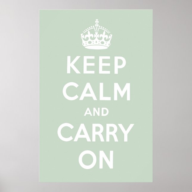 Seaglass-Grönt Poster (Framsidan)