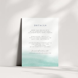 Seaglass Tides Guest Information Card Tilläggskort