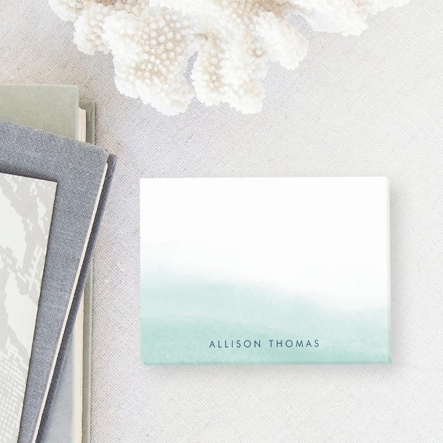 Seaglass Tides Personlig Post-it Block (Skapare uppladdad)