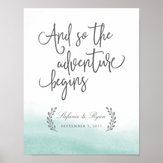 Seaglass Tides som gifta sig välkomnande, Poster