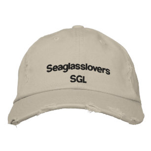 Seaglasslovers Hat Broderad Keps