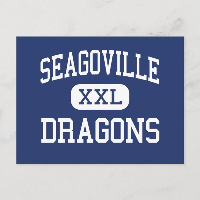 Seagoville Dragons Mitten Seagoville Texas Vykort (Framsida)