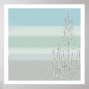 Seagrass i misten poster