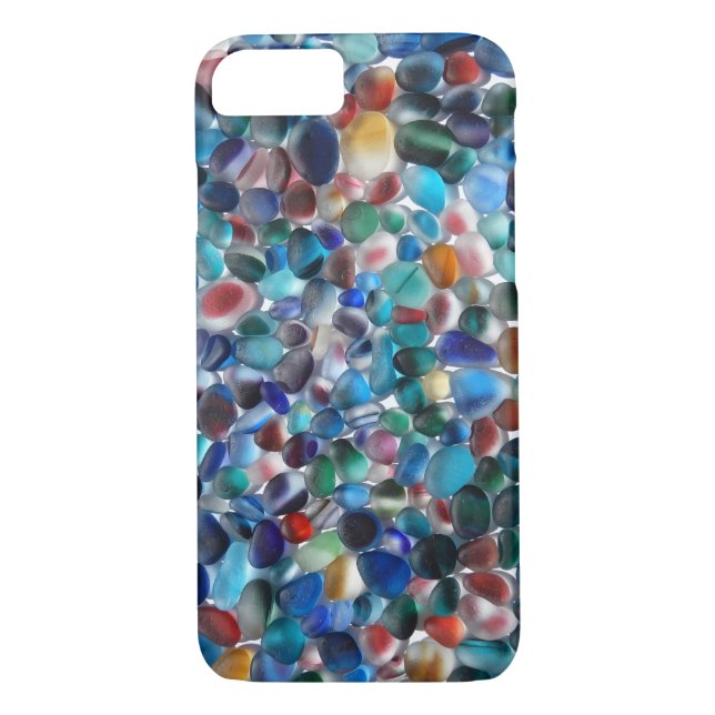 Seaham Multifärgad Sea Glass Mobil Cover Case-Mate iPhone Skal (Baksida)