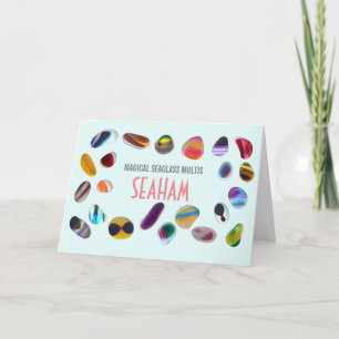 Seaham Seaglass Multis Card Kort