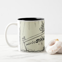 Seahare v1 (detaljer) Två-Tonad mugg