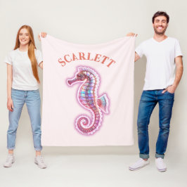 Seahäst Fleecefilt