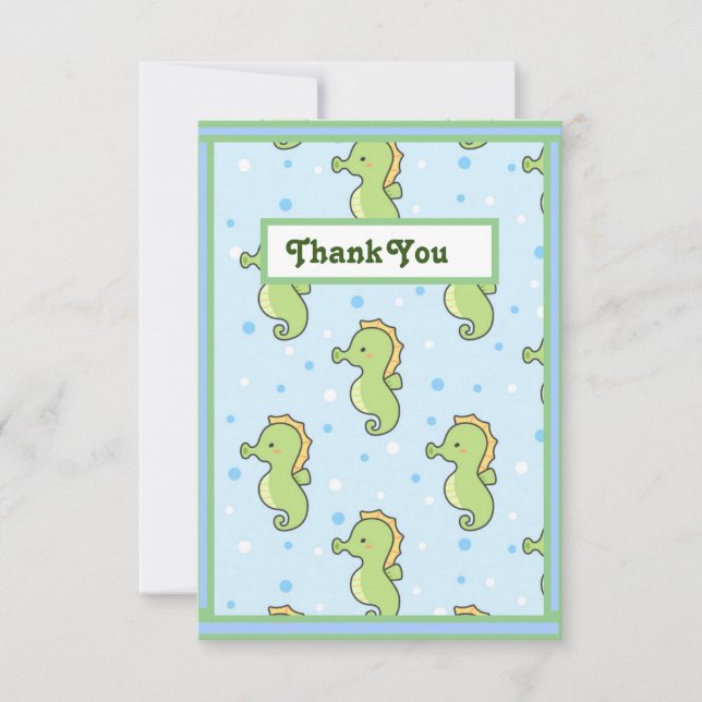 Seahäst Tack Kort (Framsida)