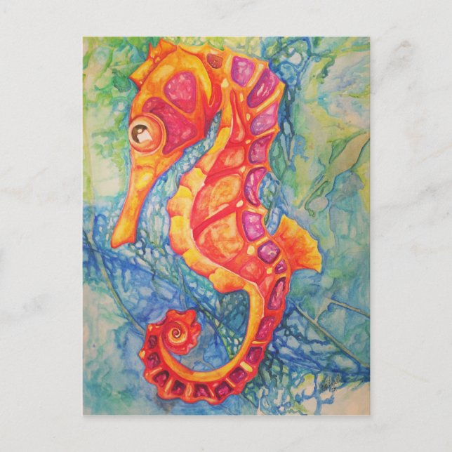 Seahäst Vykort (Framsida)