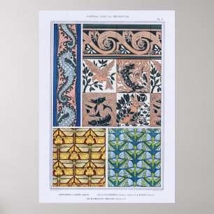 Seahästar, Lizards, Dragonflies, Butterflies Poster