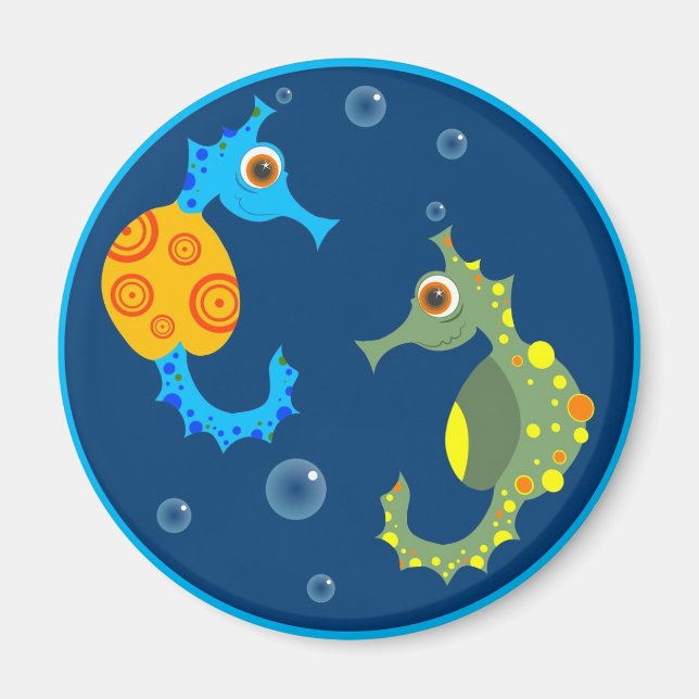 Seahästar Magnet (Framsidan)