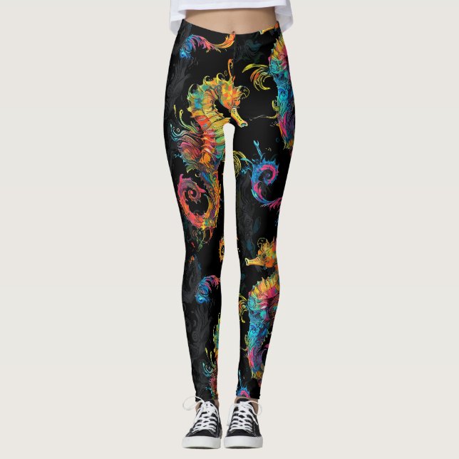 Seahästragar Leggings (Framsida)