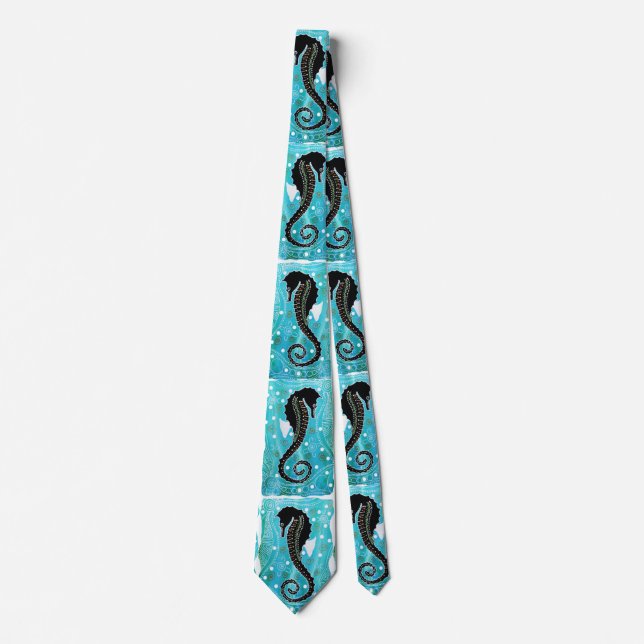 Seahorse Aboriginal Art Tie Slips (Framsida)