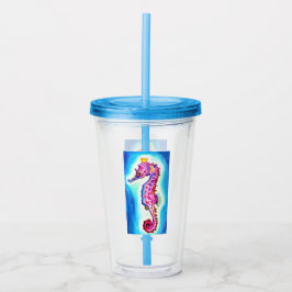 Seahorse Acrylic Tumbler Take Away Mugg