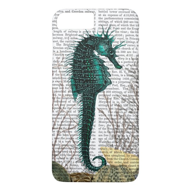 SeaHorse and Sea Urchins 2 Case-Mate iPhone Skal (Baksida)