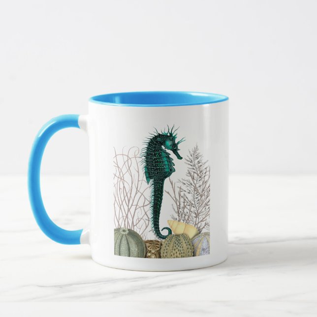 SeaHorse and Sea Urchins 2 Mugg (Vänster)