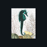 SeaHorse and Sea Urchins Canvastryck<br><div class="desc">Kustnära och tropiska</div>